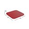Flash Furniture 4PK Red Poly Resin Seats for Stools & Chairs, 4PK 4-JJ-SEA-PL02-RED-GG - alternate 9